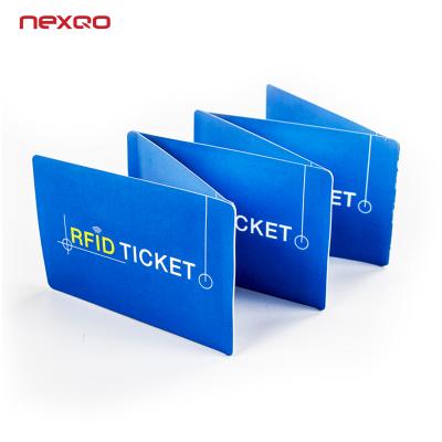 China Waterproof / Waterproof Disposable Customized Paper RFID Entrance Ticket For Interest , Event , Bus , Metro for sale