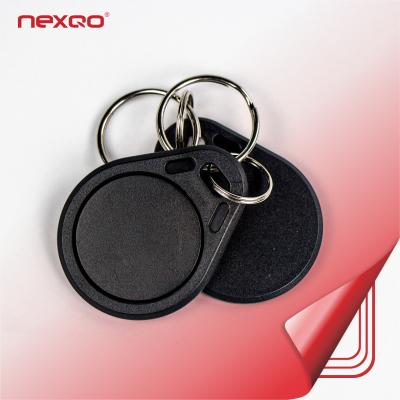 China Waterproof ABS UID EM4305 programmable rewritable rfid keyfob proximity access control system 125 kHz / key fob tag for sale