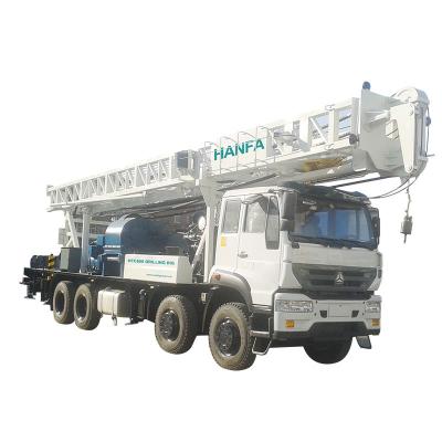 China Cultivate Water Well Drilling Rig Used HFC600 600m Truck Mounted Deep / Water Well Truck Mounted Drilling Rig for sale