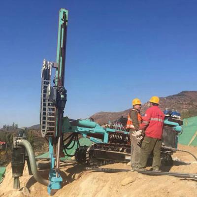 China Cultivate drilling rig professional manufacturer HF115Y 40m separated quarry hydraulic dth drilling rig for sale