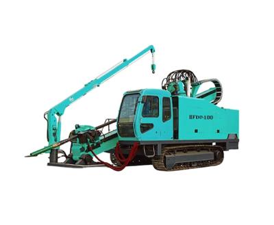 China Construction worksÂ   China Manufacturer HFDD-100 Full Hydraulic Horizontal Directional Drilling Rig Price for sale