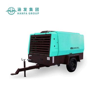 China HF550/16C Good Performance Lubricated Portable Diesel Screw Air Compressor for sale