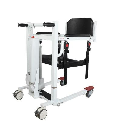 China Foldable Patient Wheelchair Mobile Lift Multifunctional Caregiver Transfer Wheelchair for sale