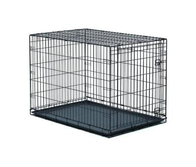 China Breathable Single Door And Double Door XXXL 42 Inch Height Metal Folding Dog Crates for sale