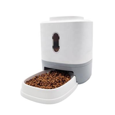 China Large capacity automatic slow feeder with button for dog and cat for sale