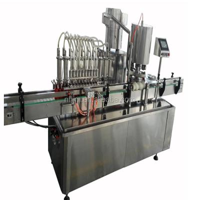 China Automatic Plastic Beverage Glass Bottle Liquid Filling Production Line for sale