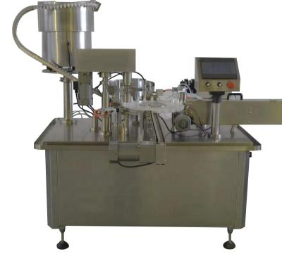 China Supplier 1500BPH Plus Gold Eye Drop Beverage Verified Bottle Unscrambler Filling Plugging Capping Labeling Machine Whole Filling Line for sale