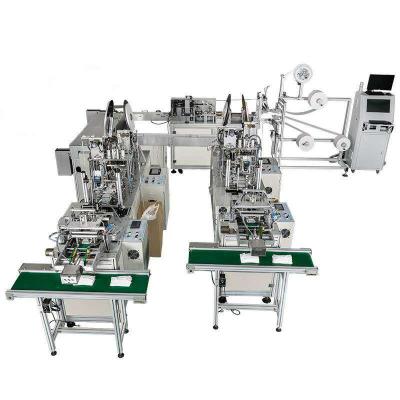 China Cheap Medical Full Automatic Disposable Surgical Flat Face Mask Making Machine for sale