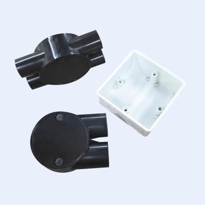 China Zero Halogen 1 Way Junction Box UPVC 25mm For Pvc Conduit Low Smoke for sale