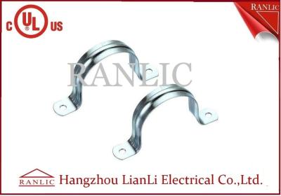 China 2 Hole Rigid Conduit Straps IMC Conduit Fittings Galvanized Conduit Clamp for sale