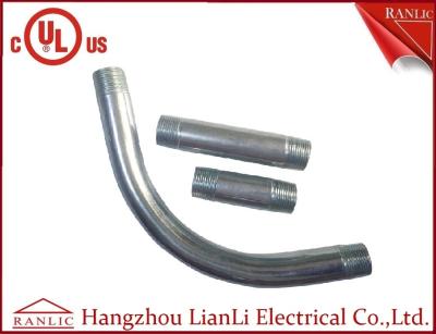 China 3/4 90 Degree Elbow IMC Conduit Fittings Electro Galvanized Both End Threaded for sale