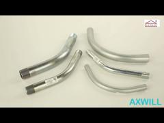 inspection elbow conduit terminal box aluminum conduit fittings / pre - galvanized finish