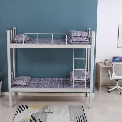 China China Sale Storage Cheap Metal Double Bunk With Desk And Wardrobe Dorm 2 Tier For Adults Platform Bunkbed Bed for sale