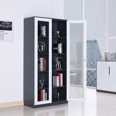 China OEM 6 Door Dressing Stainless Steel File Cabinet with Drawer Metal Storage Display Filing Vertical Office Home Furniture for sale