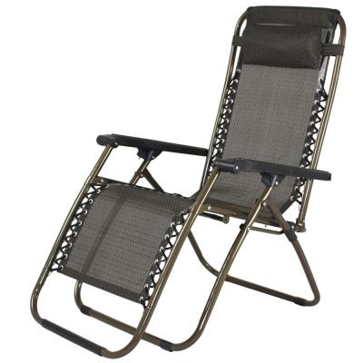 China Outdoor Living Room Patio Chairs Folding Chair Lawn Weightless Lounger Folding Black Beach Chairs for sale