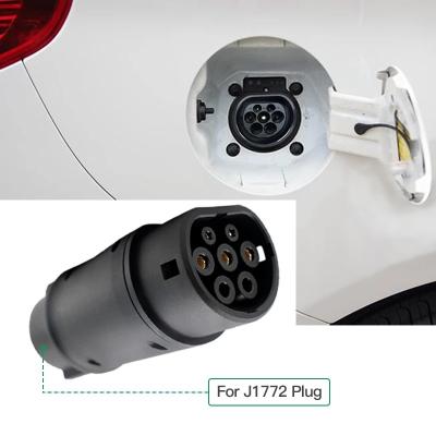 China Flame Retardant PVC Frade UL94 V-0 Type 1 to Type - 2 EV Charger Male to SAEJ1772 Female to IEC 62196-2Station Charging Station Electric Car Charging Station with C for sale