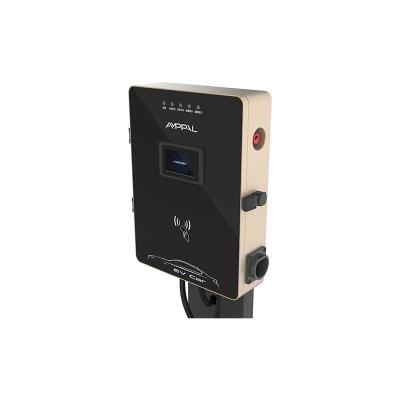 China Surge Protection Mode3 Charger EV 50kw Car Station EV Charge 7kw 22kw App Type - 2 Electric EV Wallbox for sale