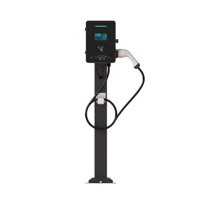 China Electric Car Charging Charging OCPP Type 1 Type - 2 7KW 22KW 3 Phase Dual Gun Wallbox AC EV Charging Station Car Charging Charger With APP for sale