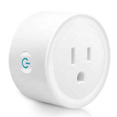 China Residential/Multipurpose 16A USA 3 Pin Plug Mini Smart Wifi Socket Smart Work With Alexa Smart Life Wifi Plug for sale