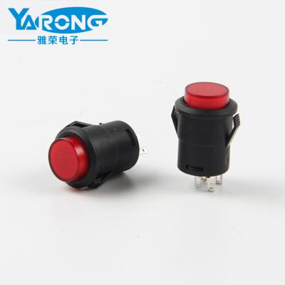 China ON-0FF 3A 250V 16mm Plastic Waterproof Push Button Switch for sale