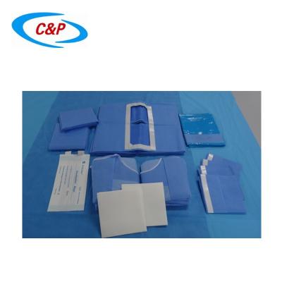 China Clinic China Supplier Disposable Laparotomy Abdominal Surgical Drape Package Tray With Eco Drape for sale