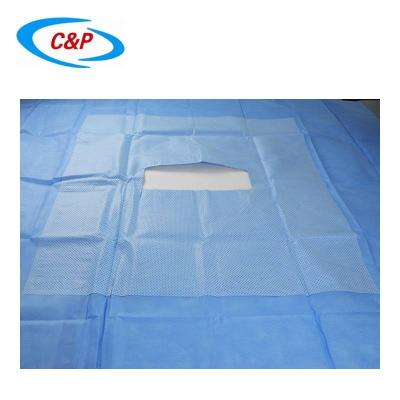 China Hospital and Clinic Best Selling Surgical Disposable Nonwoven Reinforced Laparotomy Drape Sheet with ISO13485 CE Approved for sale