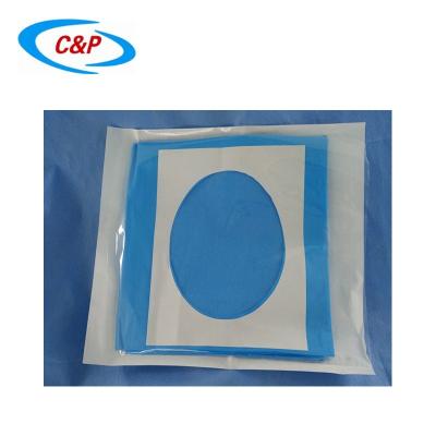 China Packaging circumstances intact be valid for three years disposable oval windowed drapes with adhesive for sale