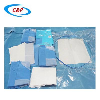 China Anterior Side Water Absorbent Sterile EO C-Section Disposable Surgery Drape Package Kit Manufacturers Hot Sale For Hospital for sale