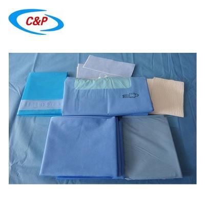 China Front Side Water Absorbent Customized Disposable Upper Lower End Procedure Drape Package Manufacturer Wholesale for sale