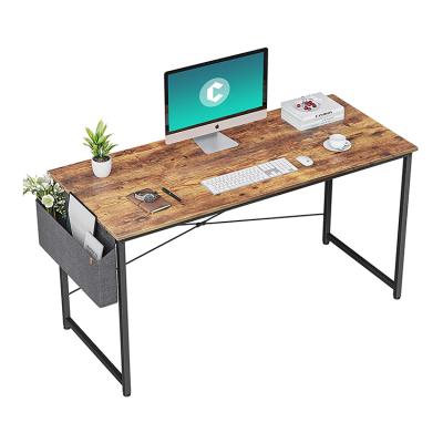 China Morden Metal Frame Computer Survey Office Table Modern Natural Custom Home Wood Desk for sale