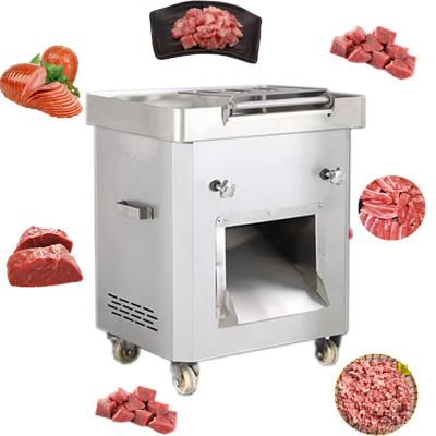 China Automatic Hotels Pork Rib Knife Meat Knife Slicer Meat Cutter Bone Machine Meat Cube Cutting Machine for sale