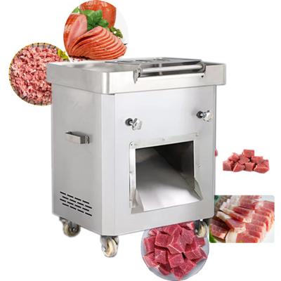 China 2022 popular hotels fish cutting machine price cut chicken cube cutting machine meat cube cutter machine for sale