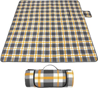 China Fleece Fabric+Sponge+PEVA Amazon Outdoor Extra Large Picnic Mat for Beach, Park, Outdoors, Free Sand Beach Blanket for 2-6 for sale