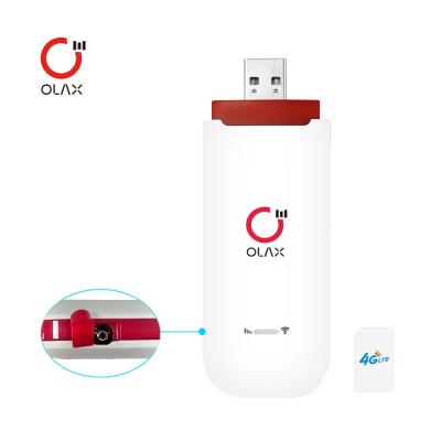 China Olax U90 Latin America 4G Modem Router B4 B28 Cat4 150Mbps Hotspot Portable Sim Card 4G LTE Usb Mobile Wifi Dongle Modem Te koop