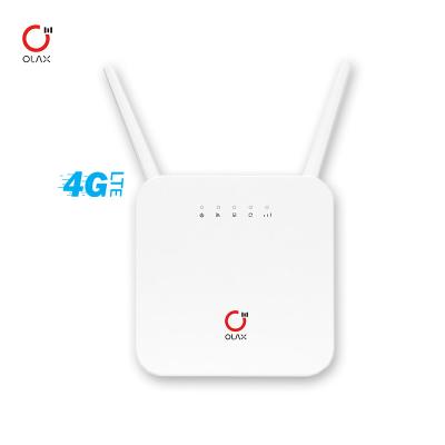 China OLAX AX6 PRO Indoor Wireless 300 Mbps Wi-Fi 5dBi Externe Antenne Modem Lte Sim Card Router WiFi CPE zu verkaufen