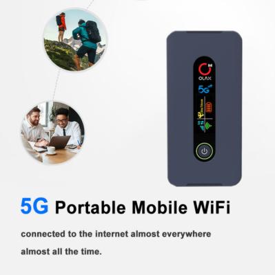 China OLAX Roteador MF650 5G de venda rápida Conexão estável à Internet 5G Roteadores Wi-Fi de alta velocidade com slot para cartão SIM à venda