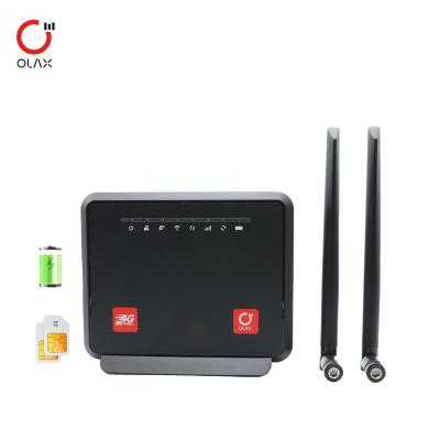 China OLAX Fabrikpreis CPE MC60 5000mAh Batterie 4g lte WLAN Router Indoor CPE Router Modem 4g WLAN mit SIM-Kartenslot zu verkaufen