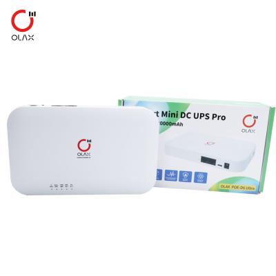 China OLAX POE D6 Smart UPS Power Bank DC 5V 9V 12V Output 20000mah 74WH Battery Capacity Portable Mini UPS Backup for sale