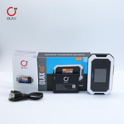 China Olax 4G WIFI6 LTE Mobile Mini Wifi With LCD Screen And Antenna Ports QR Code Scan To Connect Wifi for sale