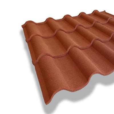 China Hotel corrugated large sizes roofing sheet high quality flat roof tiles natural stone coated prices in Ghana for sale