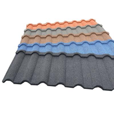 China Water resistance factory direct sale zinc sheet aluminum stone coated decorative colorful roof tiles for sale