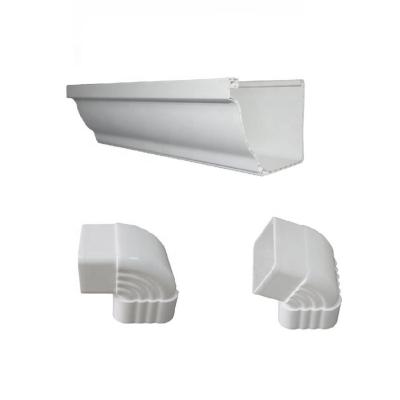 China 5 Inch PVC Rain Gutter Hangzhou Factory Price Traditional Normal Quality Cheap Rain Gutter for sale