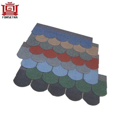 China Villa Good Quality Price Fiberglass Asphalt Roofing Shingle Fish Scale Green 5 Tag Fiberglass Shingles For Cambodia for sale