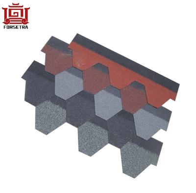 China Hot Sale Villa Mosaic Design Best Quality Fiberglass Asphalt Shingle Roofing Tile For Nepal Villa for sale