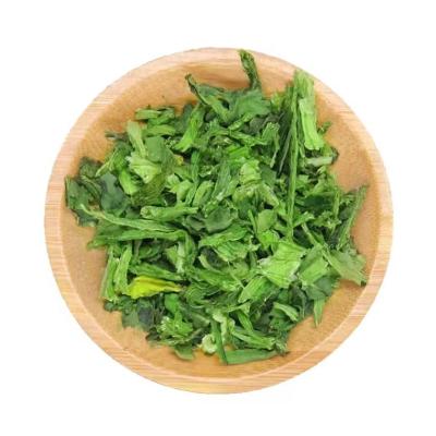 China New Product Dry Hot Selling Freeze Dried Spinach Chips Food Freeze Dried Vegetable Chunk for sale