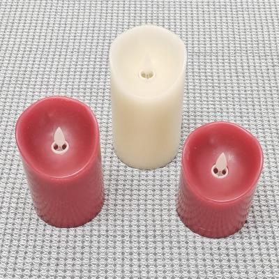 China Indoor Pillar Cafe Party Flameless Decorations Led Light Candles Religious Hot Sale On Amazon for sale