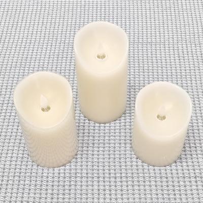 China Fashion Vintage Classic Colorful Ambient Flameless Electronic Flameless Candle Night Led Candle for sale