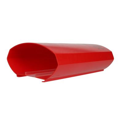 China Modern Red Acrylic Plastic Extrusion Profiles For Led Light Display for sale