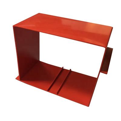 China Hotel Red Extruded Square Acrylic Profile For Led Light Tube for sale