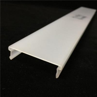 China Antique 54 Mm Wide Frosted Polycarbonate Diffuser For Aluminum Led Profile for sale